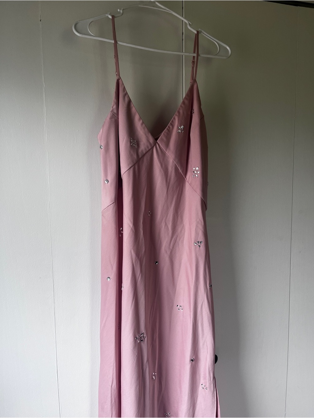 A New Day Midi Satin Slip Dress